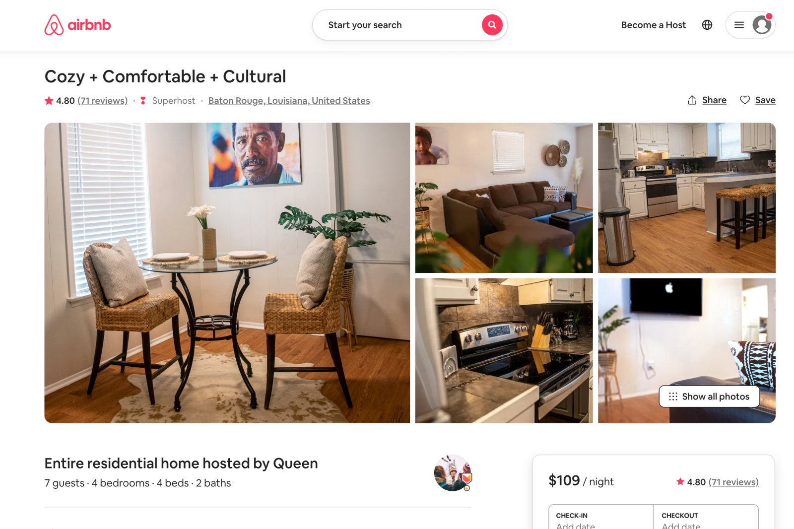 AirBNB Listing
