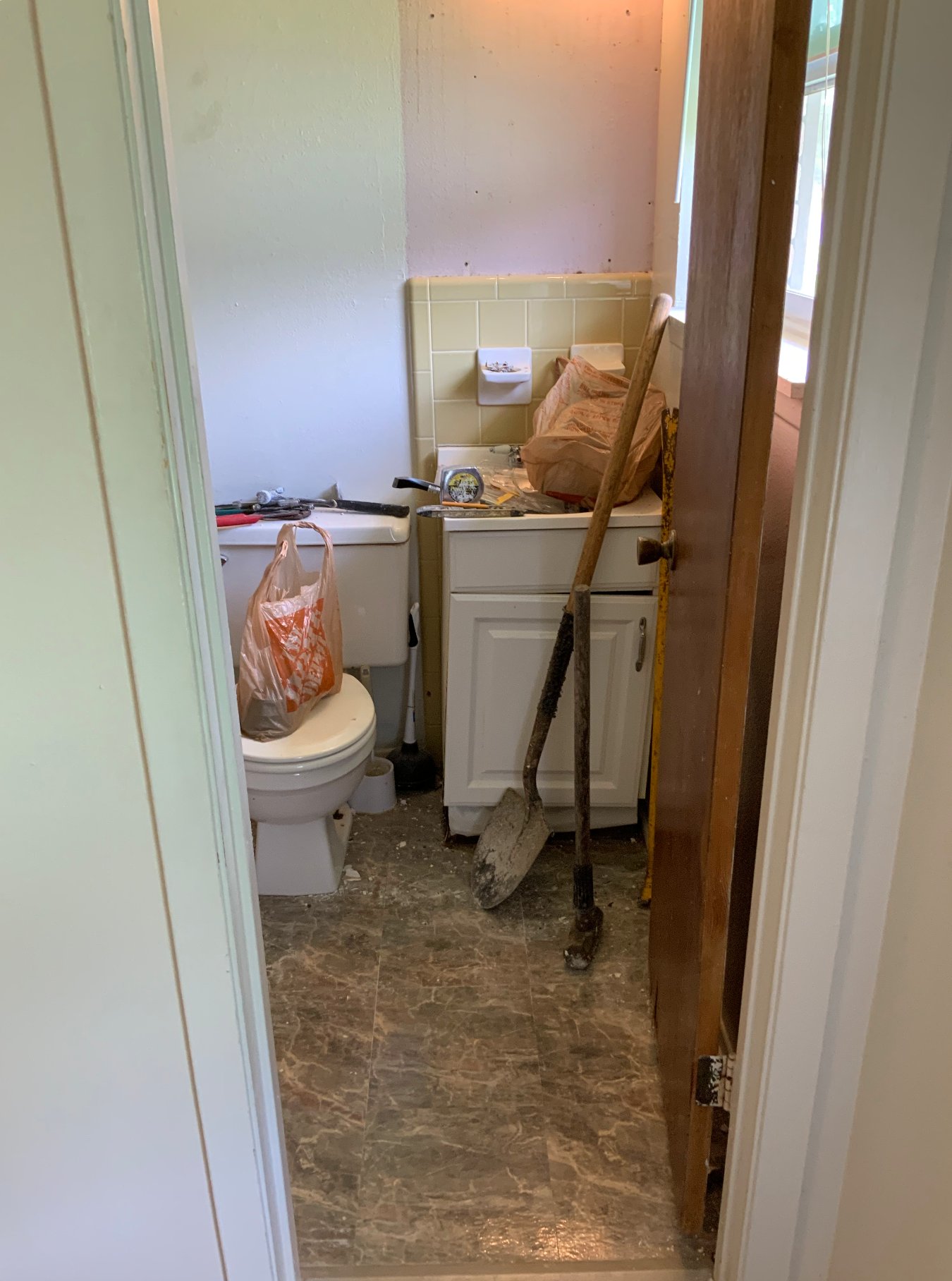 Master Bathroom Before