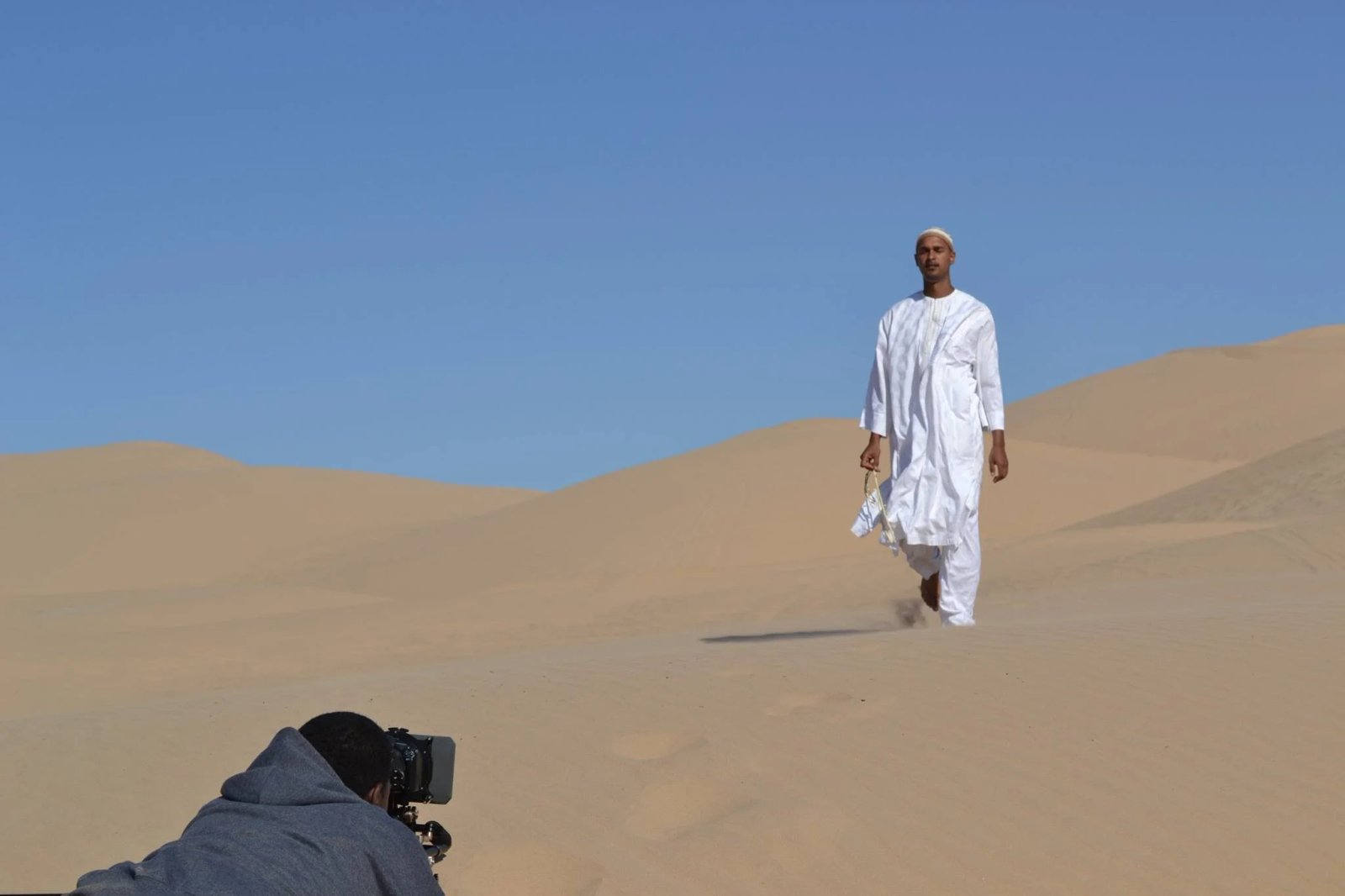 Shooting in the desert