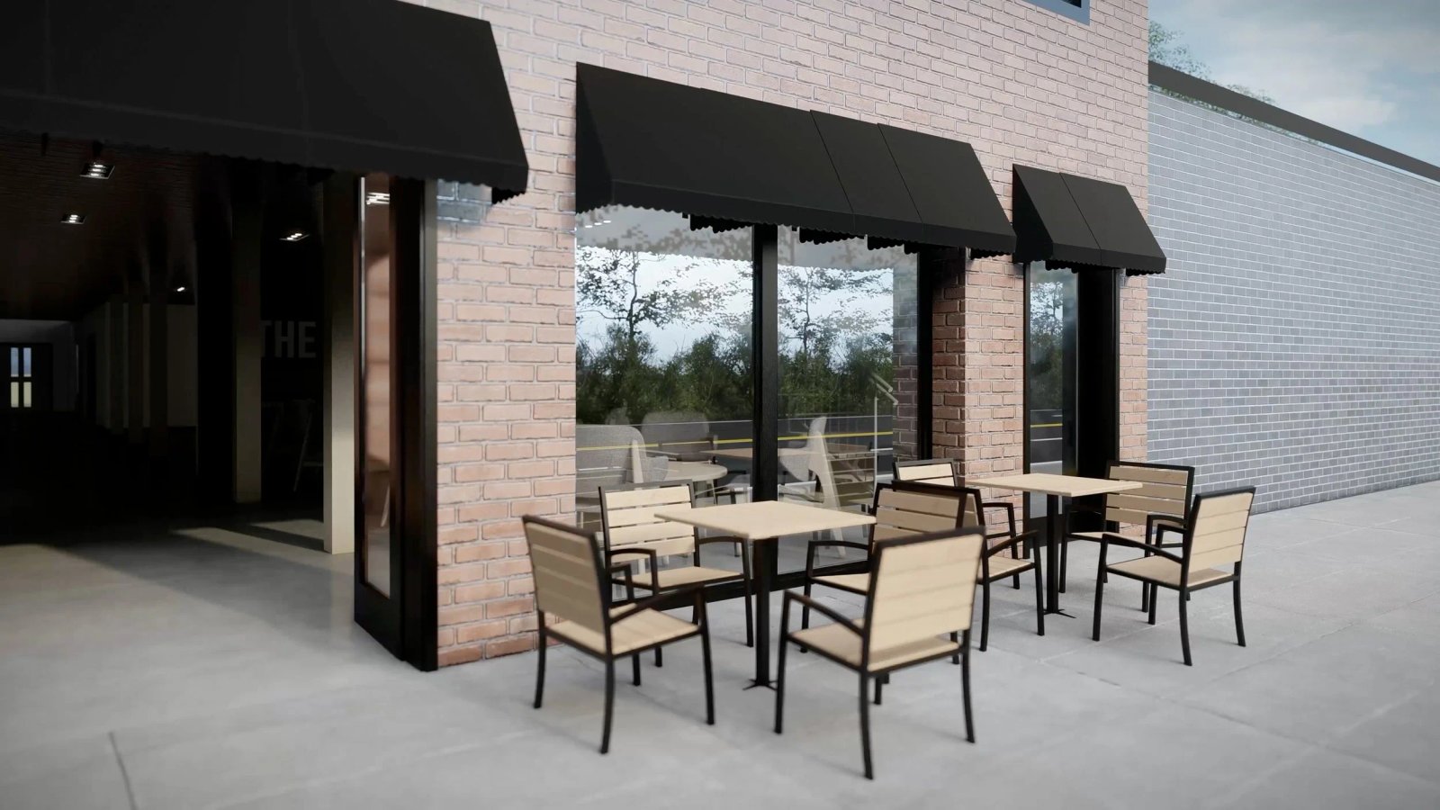 v 1.0 3D rendering CU of Facade